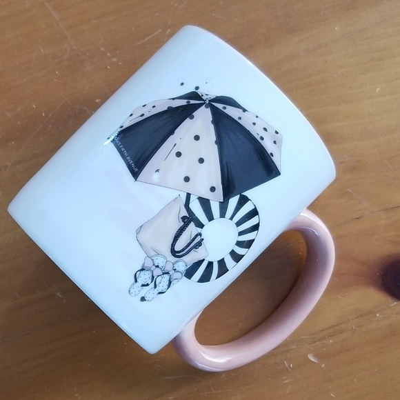 Saks Fifth Ave Set of 2 Beach Theme Coffee Mugs - Picture 4 of 11